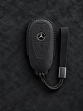 Mercedes-Benz Sleutelhoesje Type F – Zwart met Draaglus