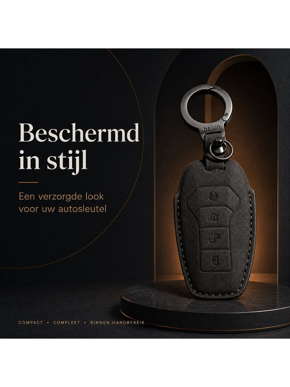 Torvane BYD Type A zwart met sleutelring — afbeelding 2