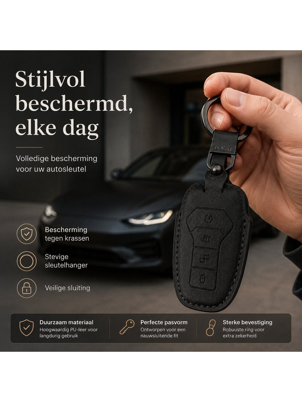 Torvane BYD Type A zwart met sleutelring — afbeelding 3