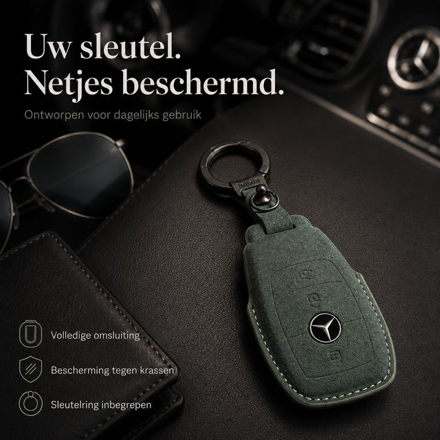 Sleutelhoes voor Mercedes-Benz | Type C – Groen of oranje