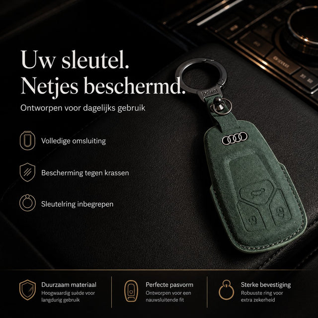 Torvane Sleutelhoesje voor Audi – Type A – Met sleutelring en hanger