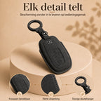 Torvane Audi Type B zwart met metalen sleutelring en hanger — afbeelding 4