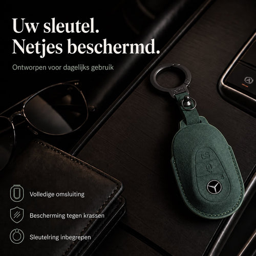 Torvane sleutelhoesje Mercedes-Benz Type F groen