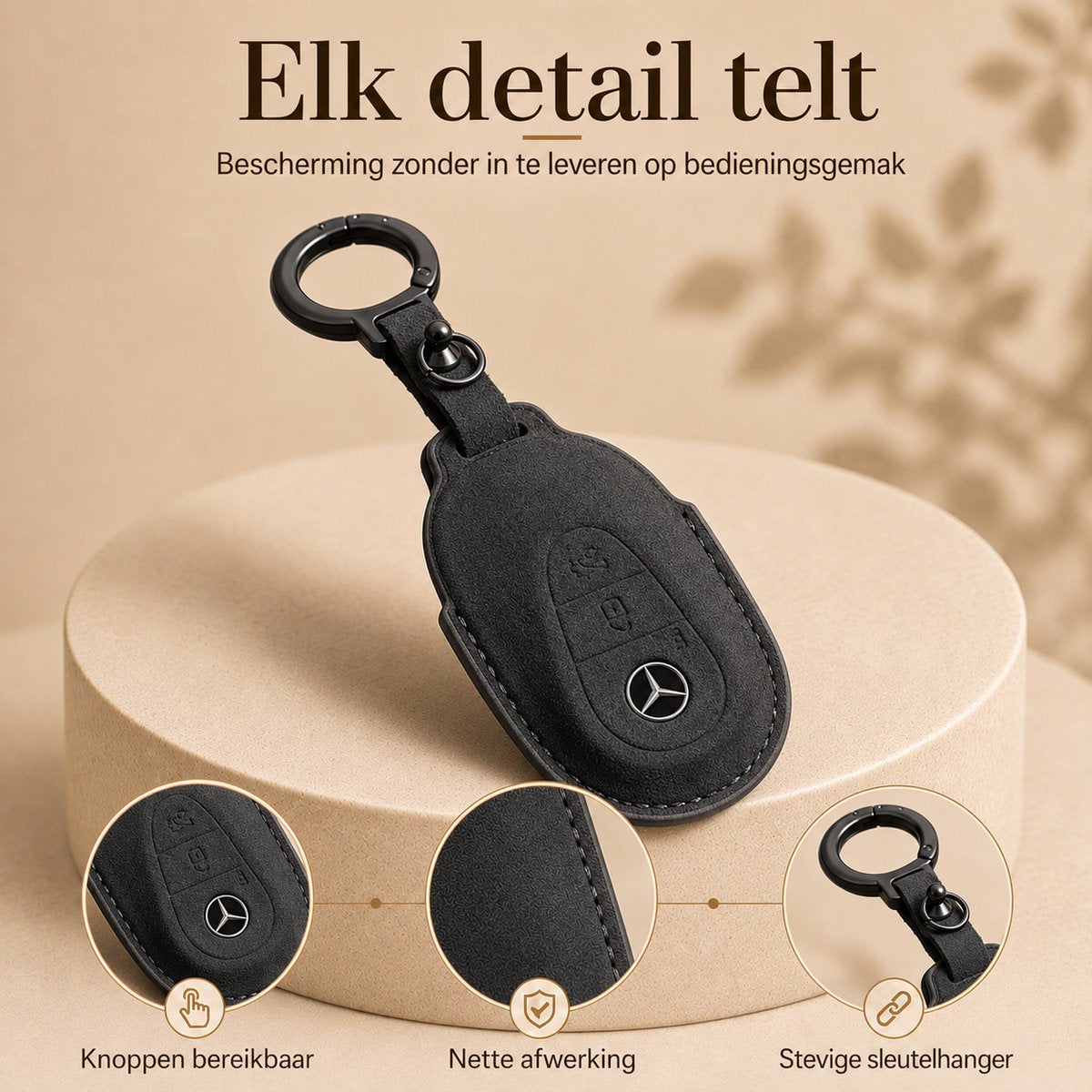 Torvane Mercedes-Benz Type F zwart met ring en sleutelhanger — afbeelding 2