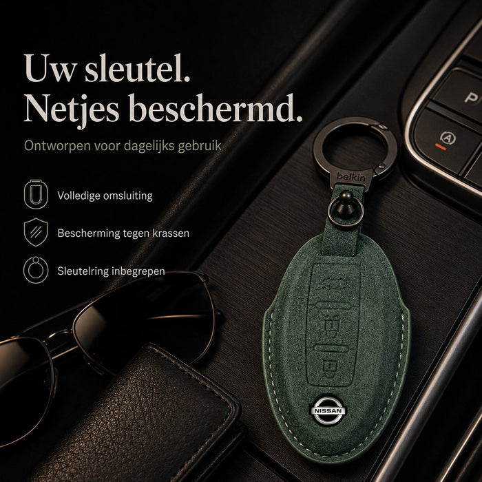 Torvane Leren Sleutelhoesje voor Nissan – Type A