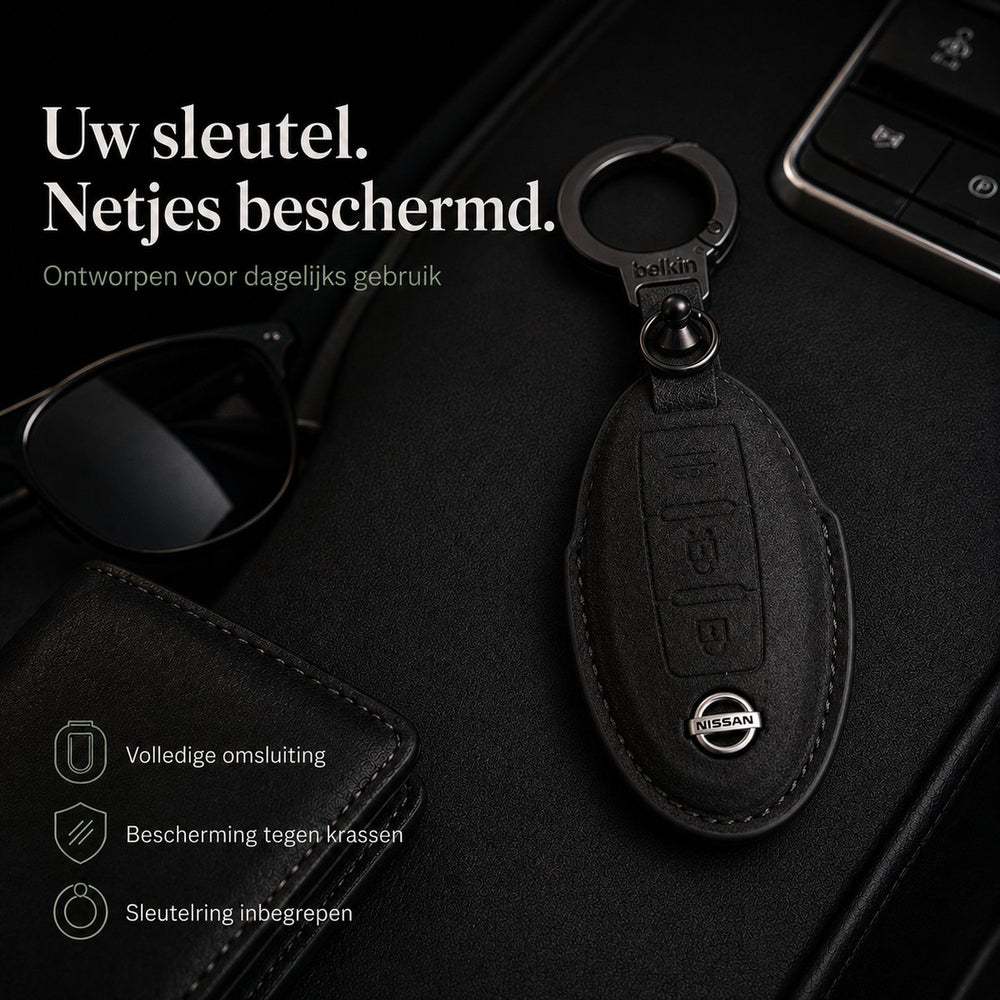 Torvane Nissan Type C zwart met ring en sleutelhanger